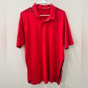 Nike Men's Polo Shirt in Bold Red